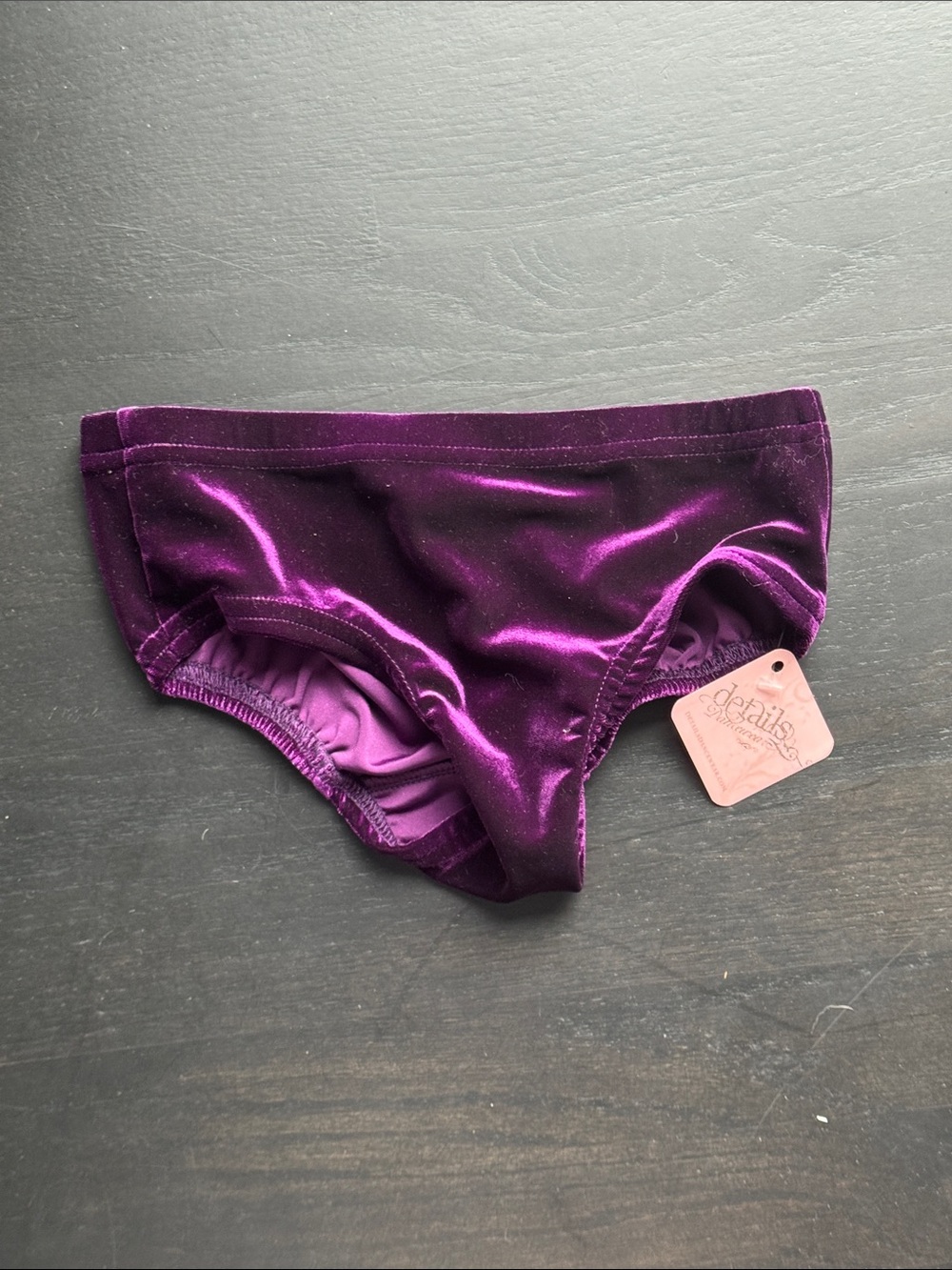 Velvet Dance Briefs in Deep Purple